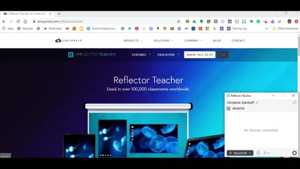 What is the best screen mirroring app for teachers who want to use split- screen teaching in a flipped classroom?